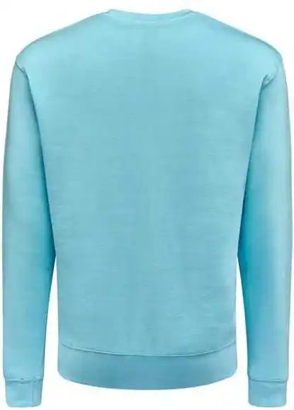 J. America 8721 Btb Fleece Crewneck Sweatshirt - Sky