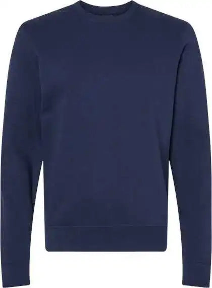 J. America 8721 Btb Fleece Crewneck Sweatshirt - True Navy