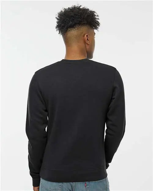 J. America 8721a Btb Fleece Crewneck Sweatshirt - 8721 - Black