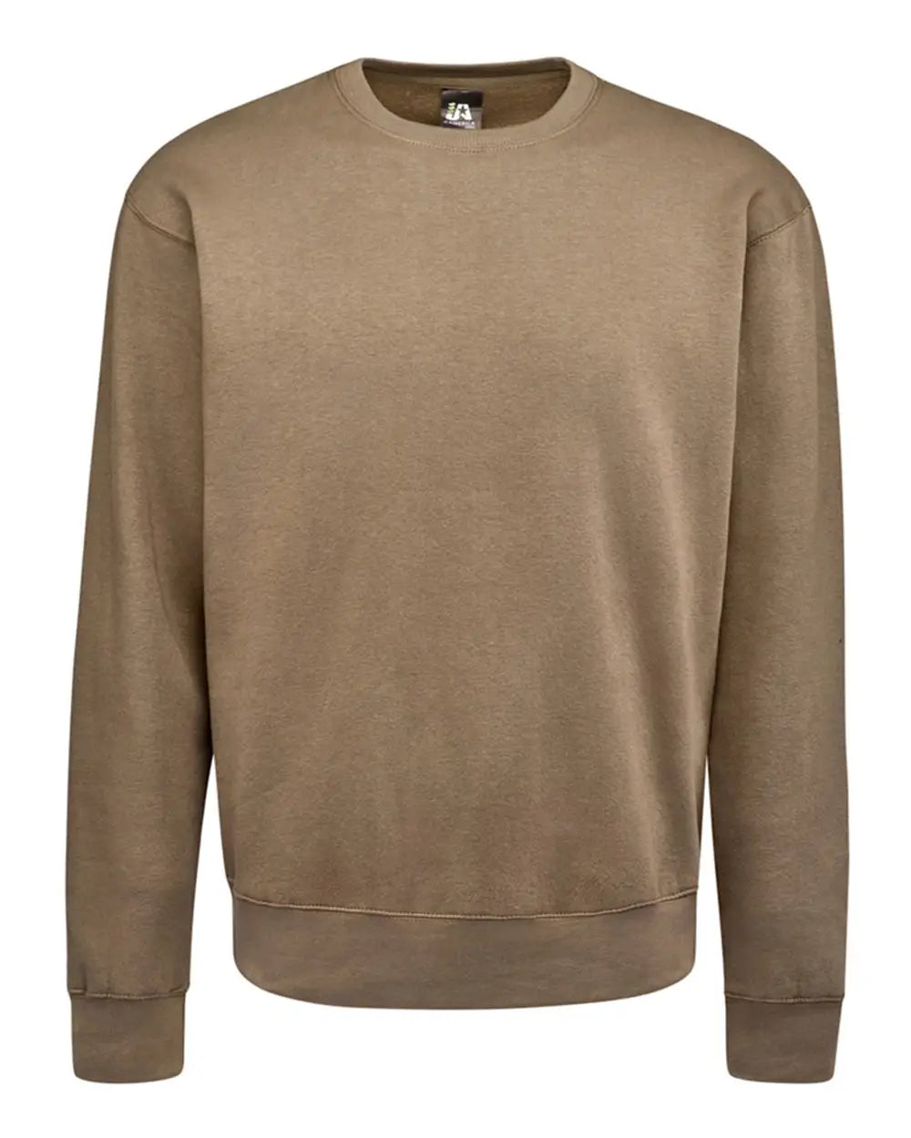 J. America 8721a Btb Fleece Crewneck Sweatshirt - 8721 - Desert - Adult s