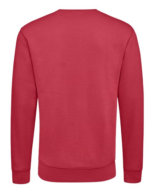 J. America 8721a Btb Fleece Crewneck Sweatshirt - Cardinal