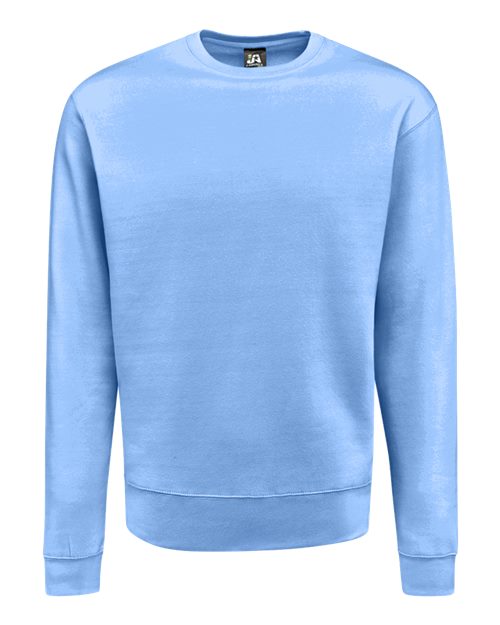 J. America 8721a Btb Fleece Crewneck Sweatshirt - Carolina Blue