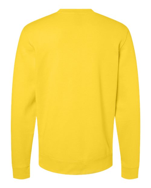 J. America 8721a Btb Fleece Crewneck Sweatshirt - Maize