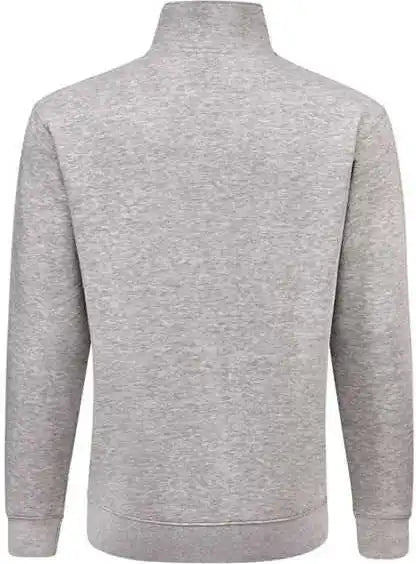 J. America 8722 Btb Fleece Quarter-zip Sweatshirt - Oxford