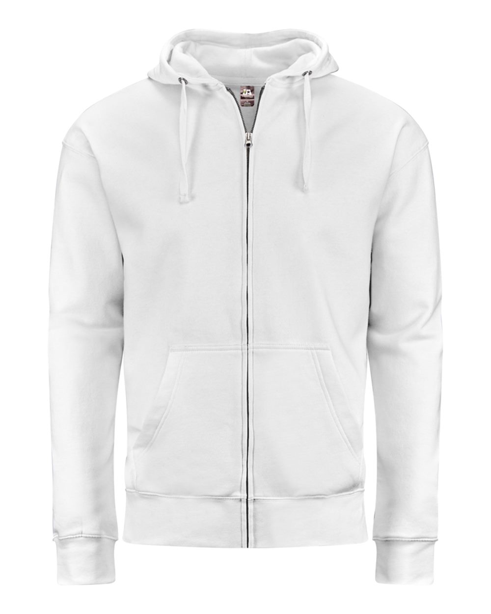 J. America 8723j Unisex Btb Fleece Hooded Full-zip Sweatshirt - 8723 - White