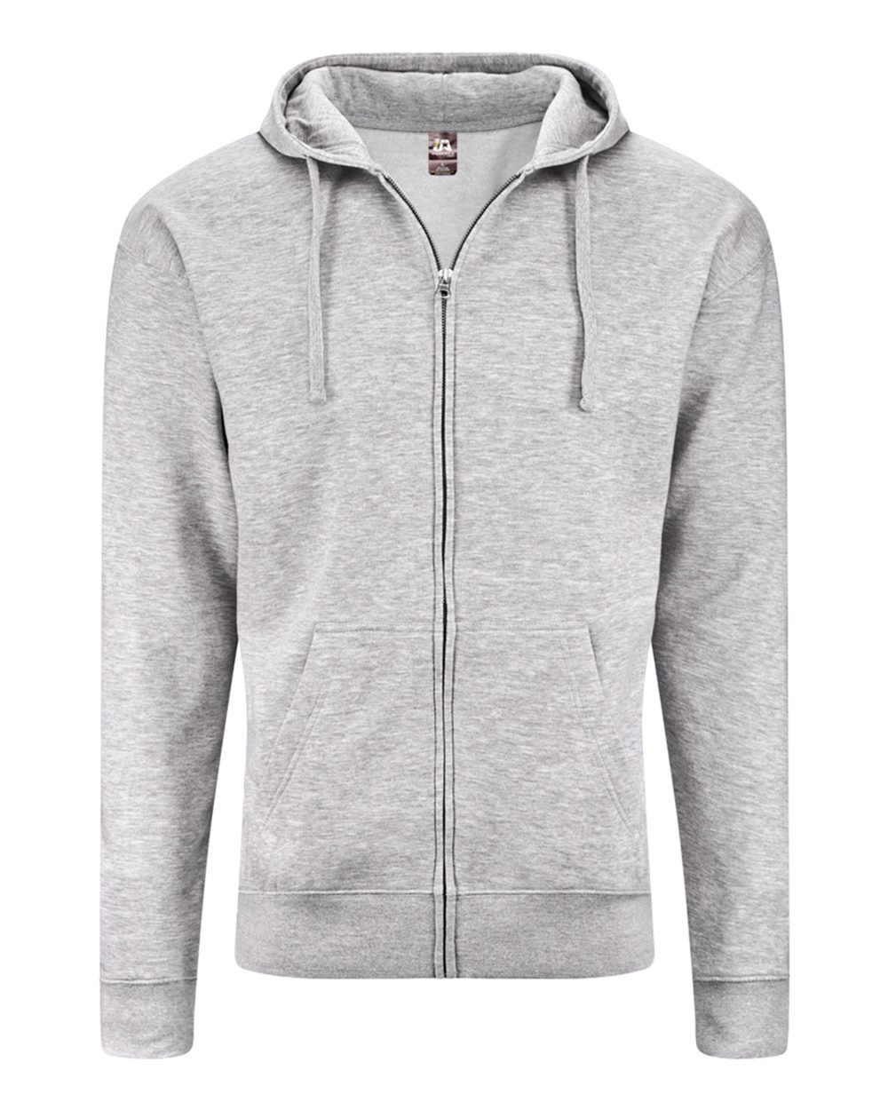 J. America 8723j Unisex Btb Fleece Hooded Full-zip Sweatshirt - 8723 - Oxford