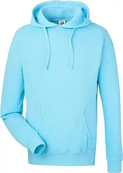 J. America 8730 Pigment Dyed Fleece Hooded Sweatshirt Capri