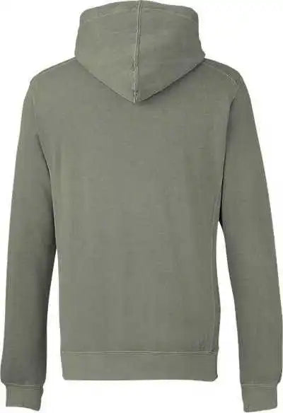 J. America 8730 Pigment-dyed Fleece Hooded Sweatshirt - Spruce