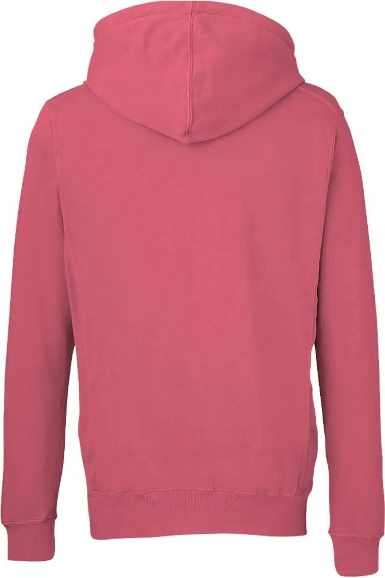 J. America 8730a Pigment-dyed Fleece Hooded Sweatshirt - 8730 - Garnet