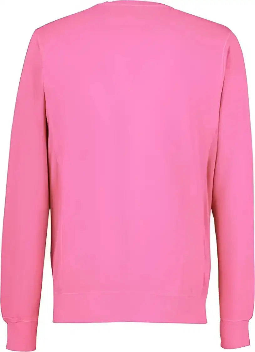 J. America 8731 Pigment Dyed Fleece Crewneck Sweatshirt Paradise Pink