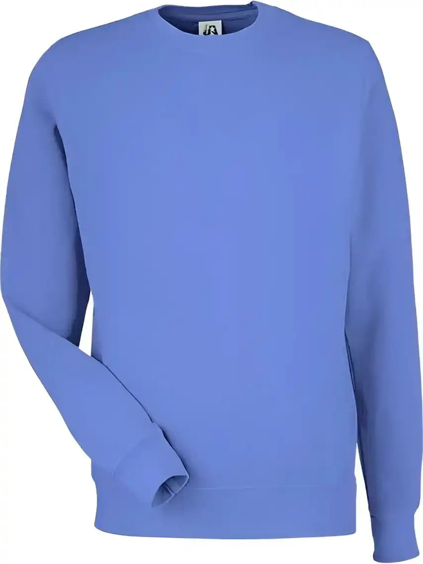 J. America 8731 Pigment Dyed Fleece Crewneck Sweatshirt Regatta