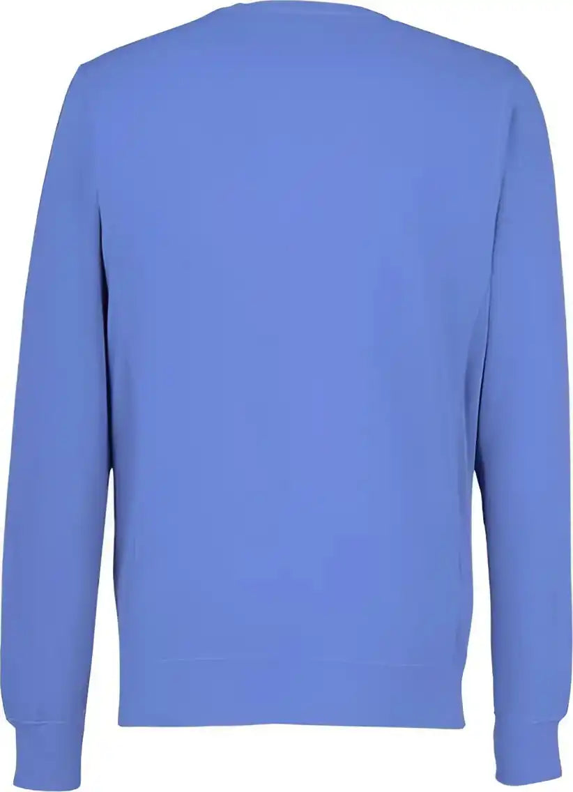 J. America 8731 Pigment Dyed Fleece Crewneck Sweatshirt Regatta