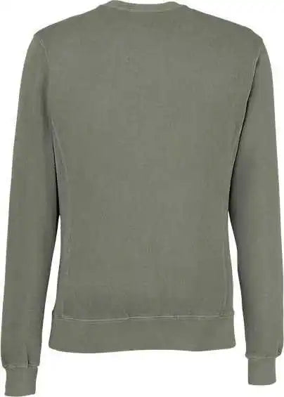 J. America 8731 Pigment-dyed Fleece Crewneck Sweatshirt - Spruce