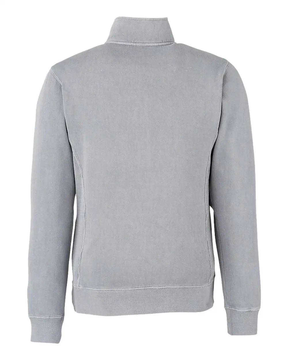 J. America 8732 Pigment-dyed Fleece Quarter-zip Pullover - Cloud