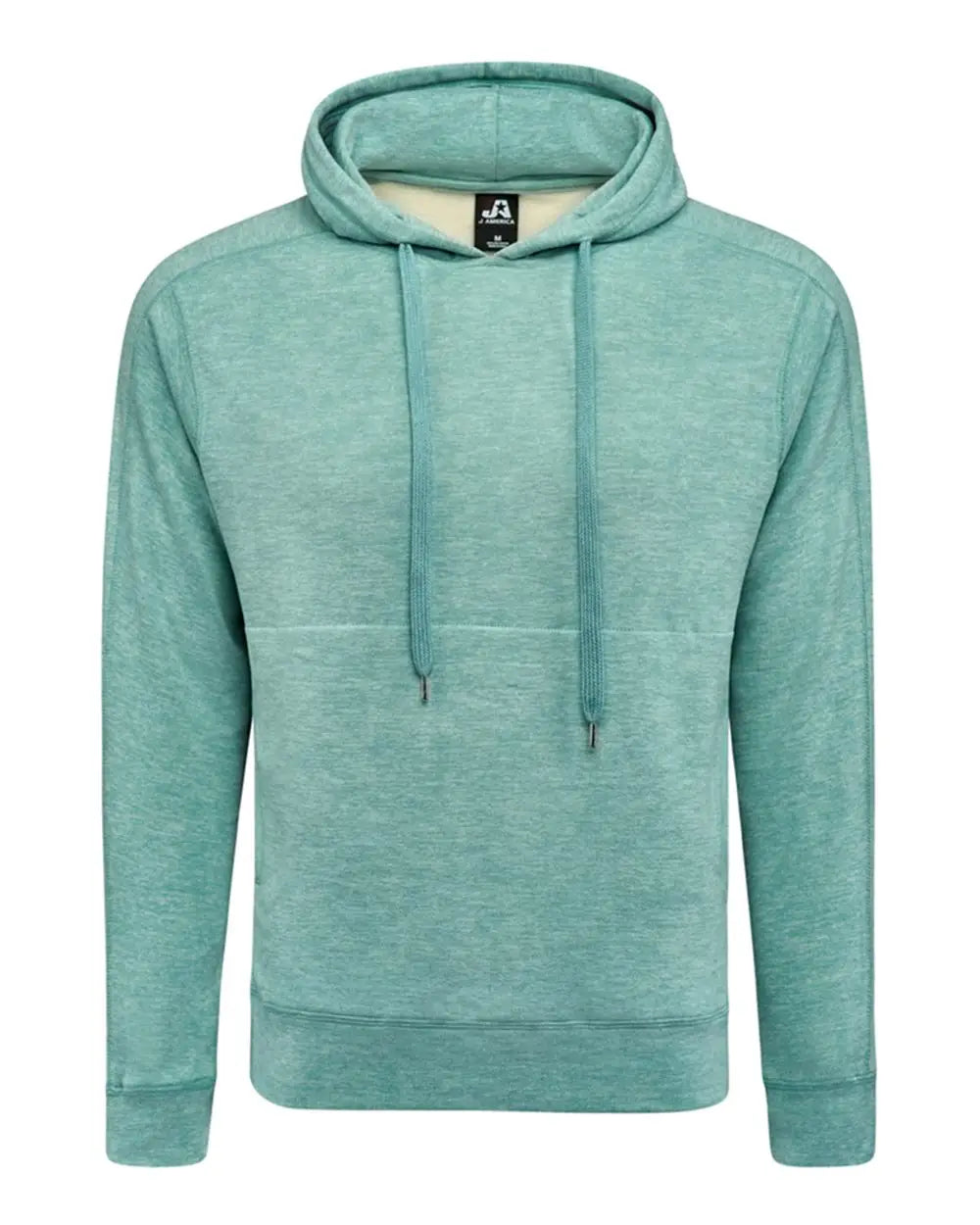 J. America 8740 Electric Fleece Hooded Sweatshirt - Jade - Teal / s