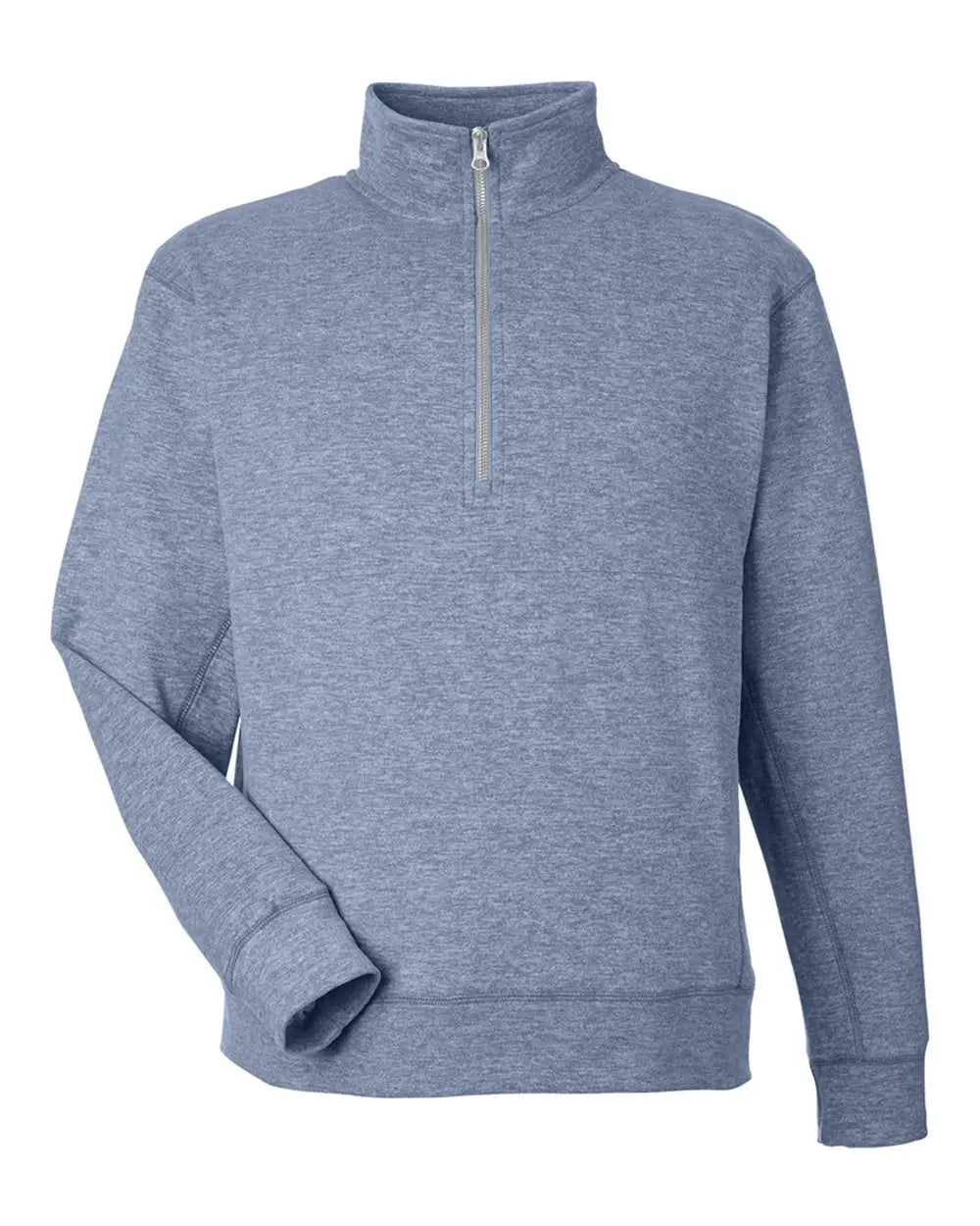 J. America 8741 Electric Fleece Quarter-zip Sweatshirt - Midnight