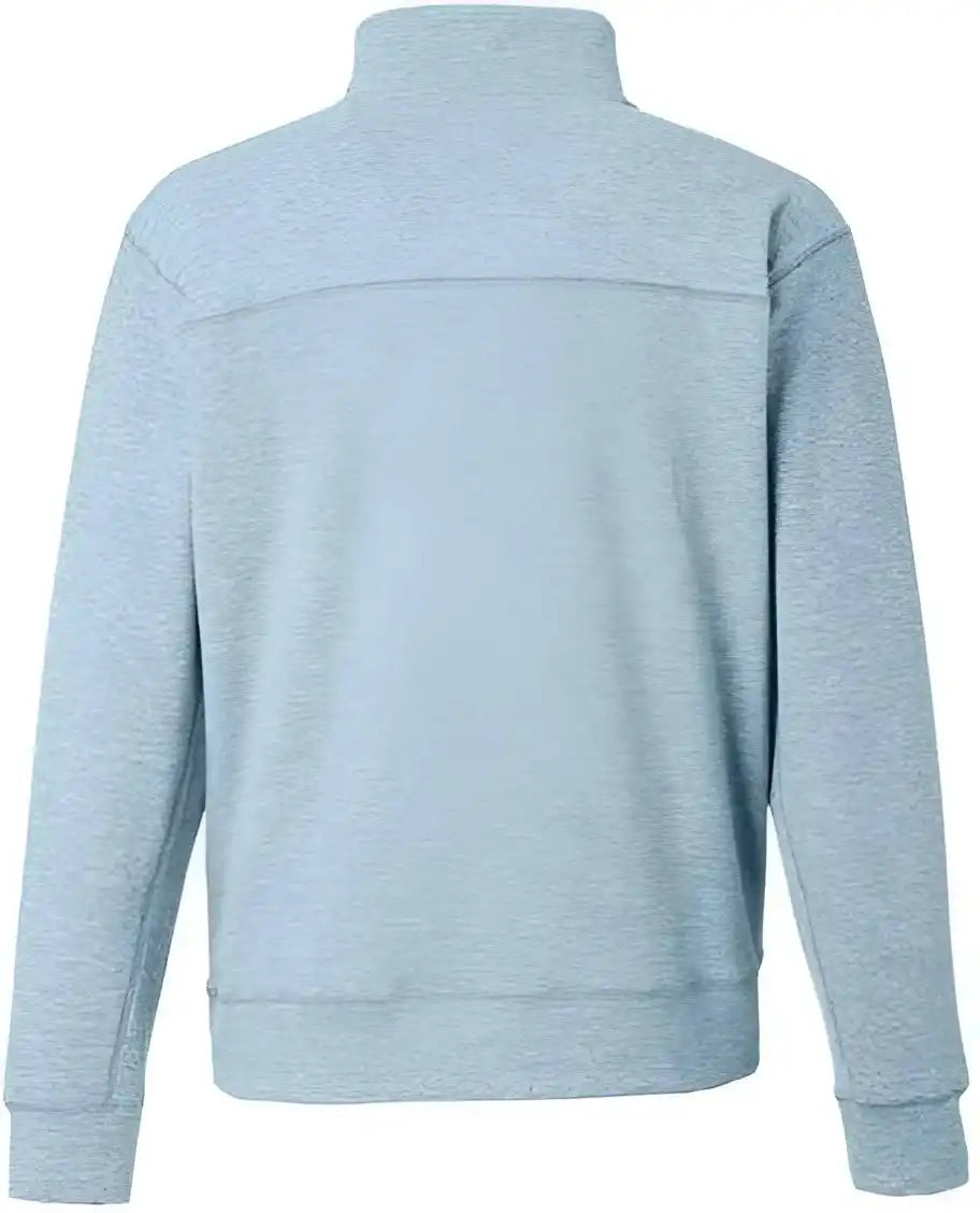 J. America 8741 Electric Fleece Quarter Zip Sweatshirt Sky