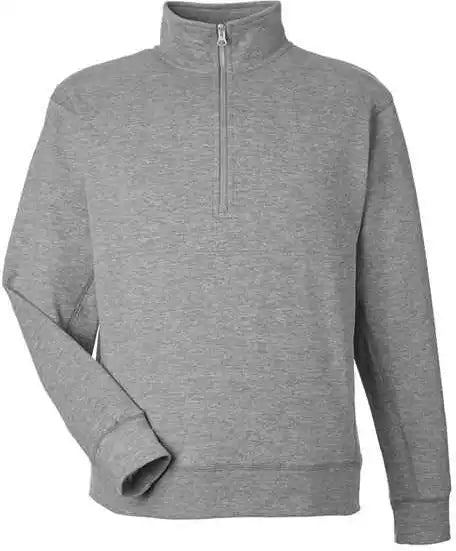 J. America 8741 Electric Fleece Quarter Zip Sweatshirt Slate