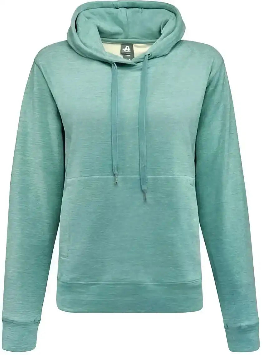 J. America 8742 Women’s Electric Fleece Hooded Sweatshirt Jade