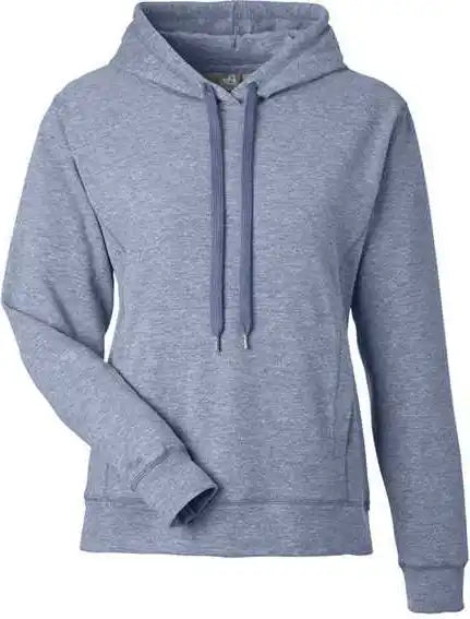 J. America 8742 Women’s Electric Fleece Hooded Sweatshirt Midnight