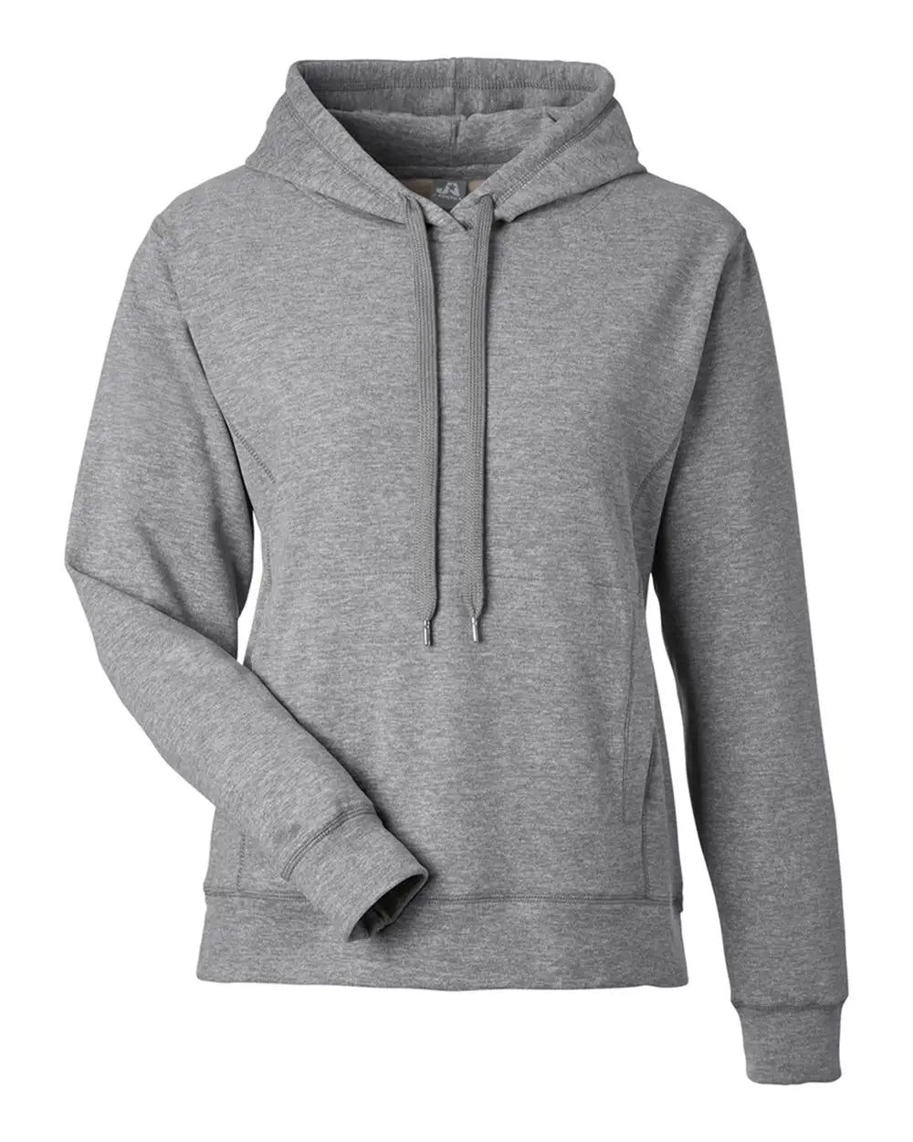 J. America 8742 Women’s Electric Fleece Hooded Sweatshirt - Slate - Dark Gray / s