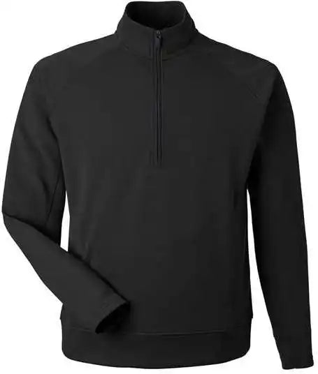 J. America 8751 Apex Fleece Quarter Zip Sweatshirt Black