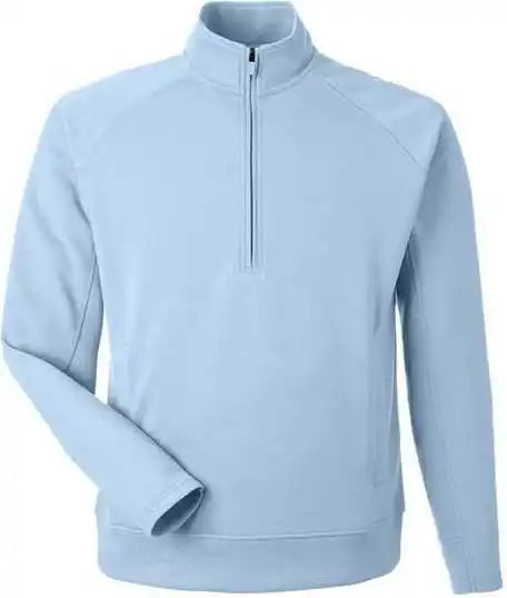 J. America 8751 Apex Fleece Quarter Zip Sweatshirt Ice Blue