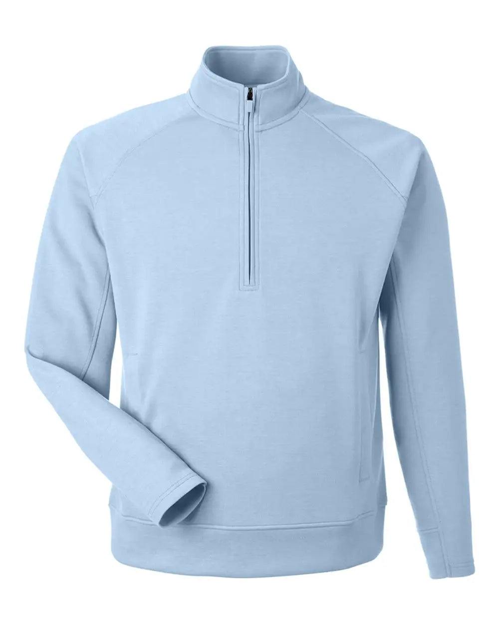 J. America 8751j Apex Fleece Quarter-zip Sweatshirt - 8751 - Ice Blue - Adult s