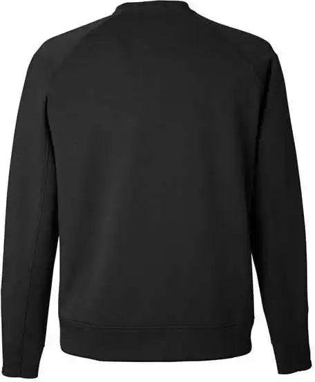 J. America 8752 Apex Fleece Crewneck Sweatshirt Black