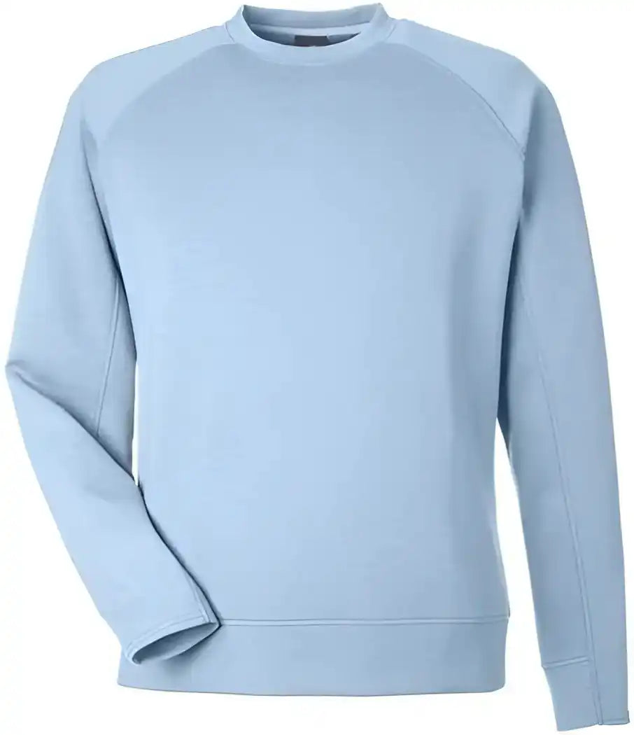 J. America 8752 Apex Fleece Crewneck Sweatshirt Ice Blue
