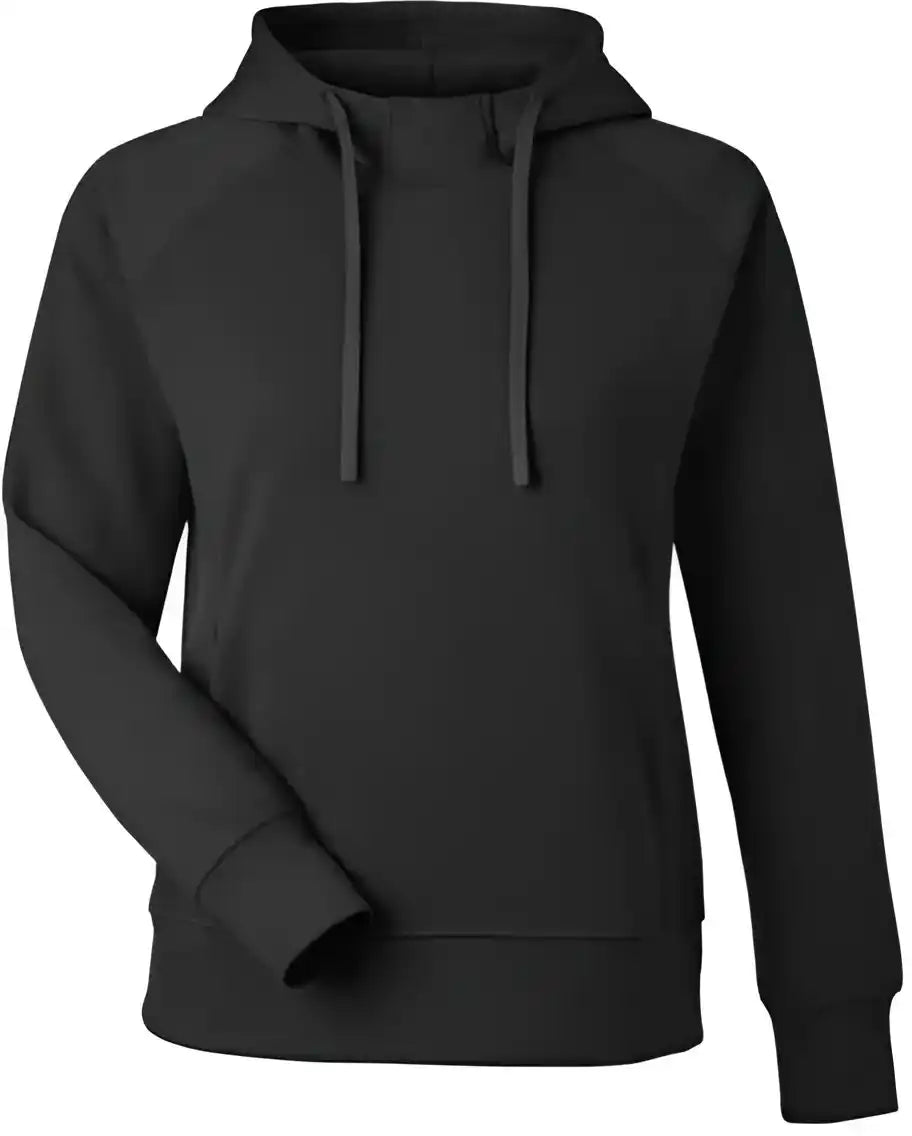 J. America 8753 Women’s Apex Fleece Hooded Sweatshirt Black