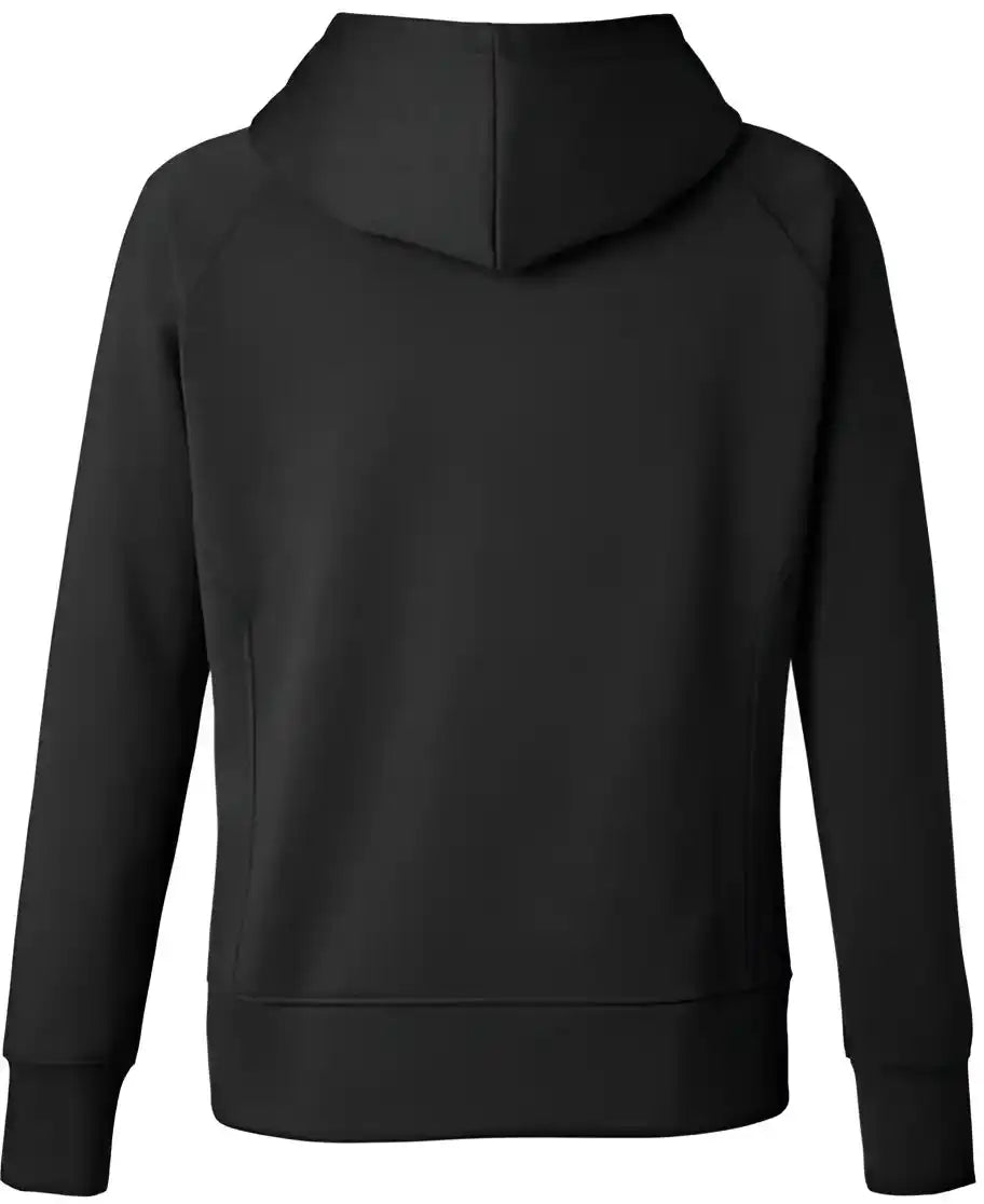 J. America 8753 Women’s Apex Fleece Hooded Sweatshirt Black