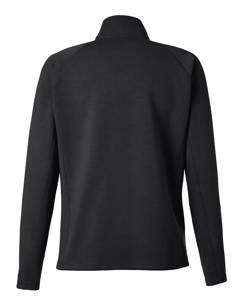 J. America 8754 Women’s Apex Fleece Quarter-zip Pullover - Black - s