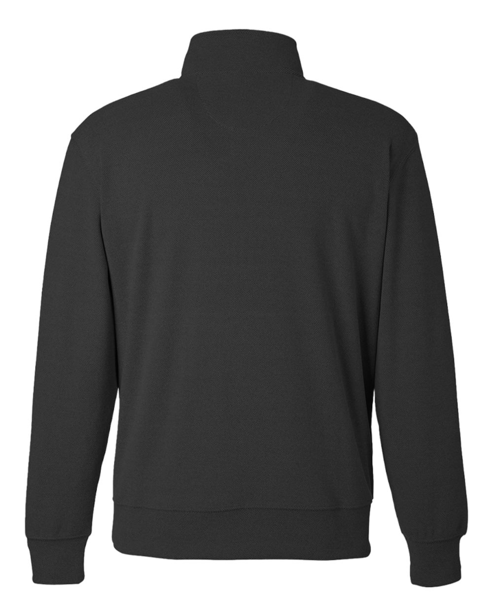 J. America 8760 Element Fleece Quarter-zip Sweatshirt - Black