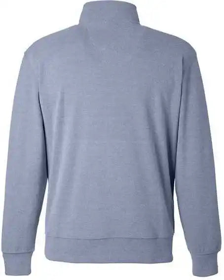 J. America 8760 Element Fleece Quarter Zip Sweatshirt Navy