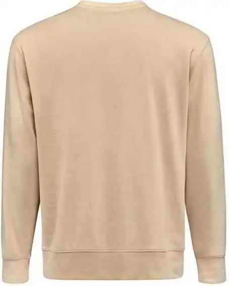 J. America 8761 Element Fleece Crewneck Sweatshirt - Almond