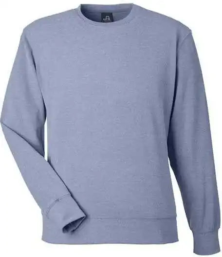 J. America 8761 Element Fleece Crewneck Sweatshirt Navy
