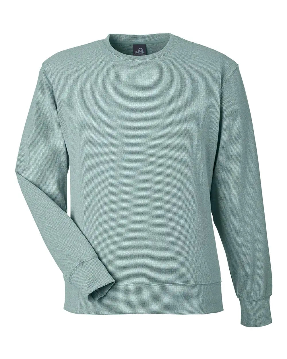 J. America 8761 Element Fleece Crewneck Sweatshirt - Peacock - Green / s