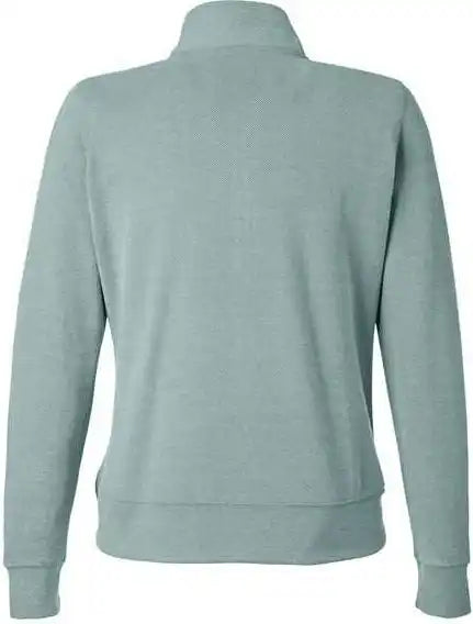 J. America 8762 Women’s Element Fleece Quarter Zip Sweatshirt Peacock