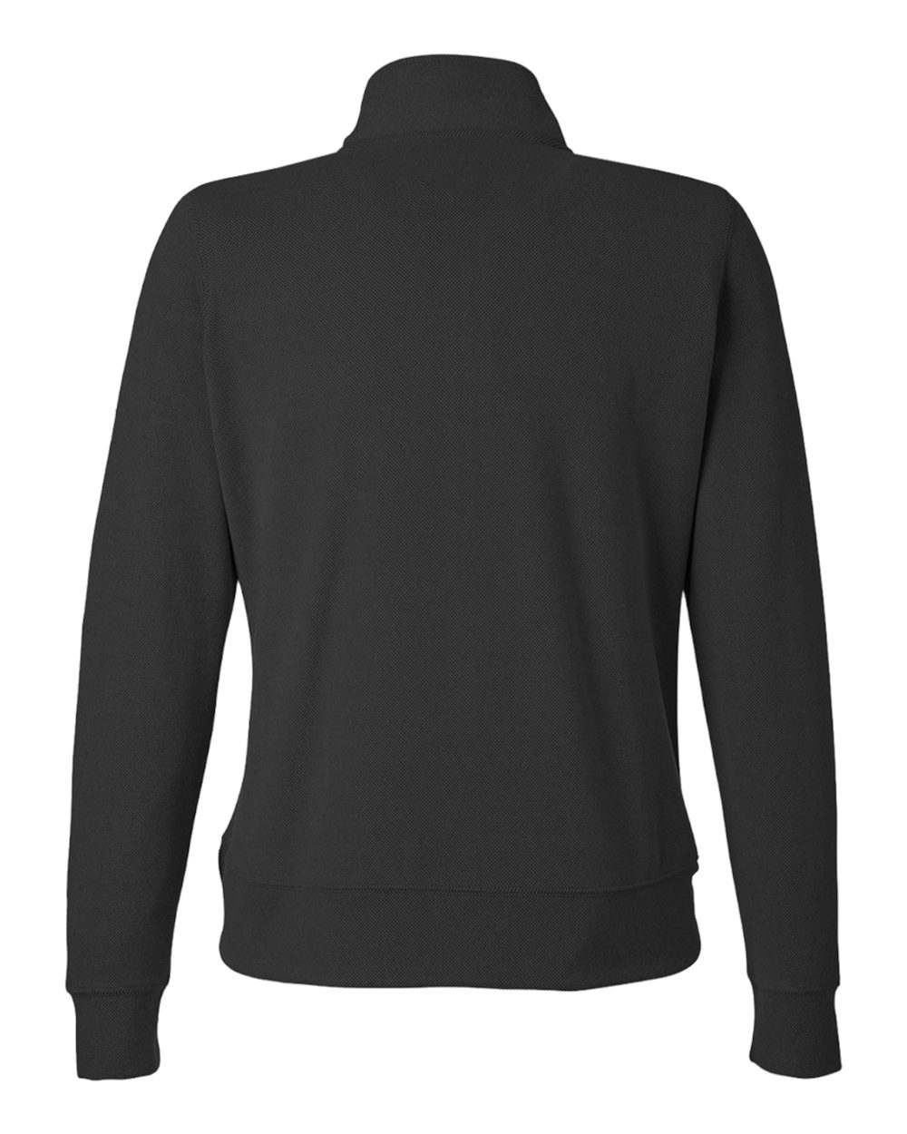 J. America 8762 Women’s Element Fleece Quarter-zip Sweatshirt - Black