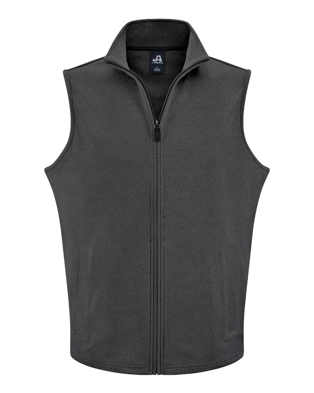 J. America 8763 Unisex Element Fleece Vest - Black