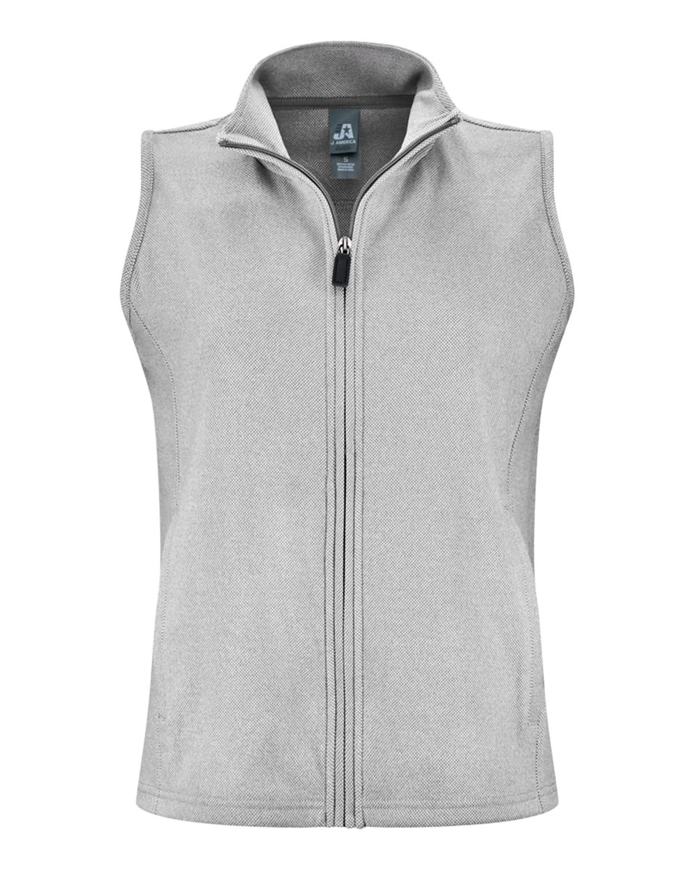 J. America 8764 Women’s Element Fleece Vest - Grey