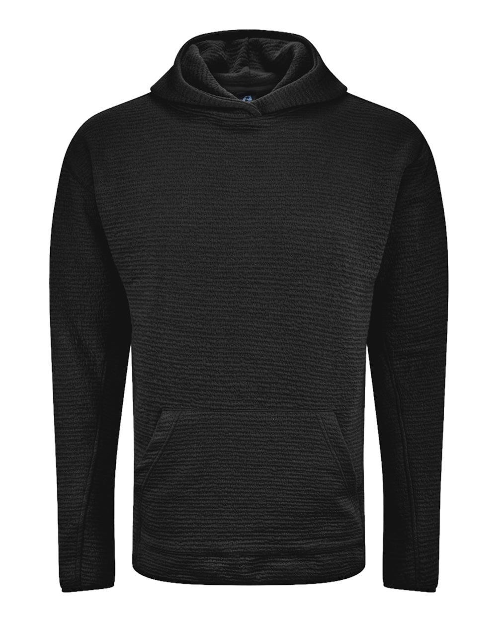 J. America 8774 Unisex Pebble Fleece Hooded Pullover - Black