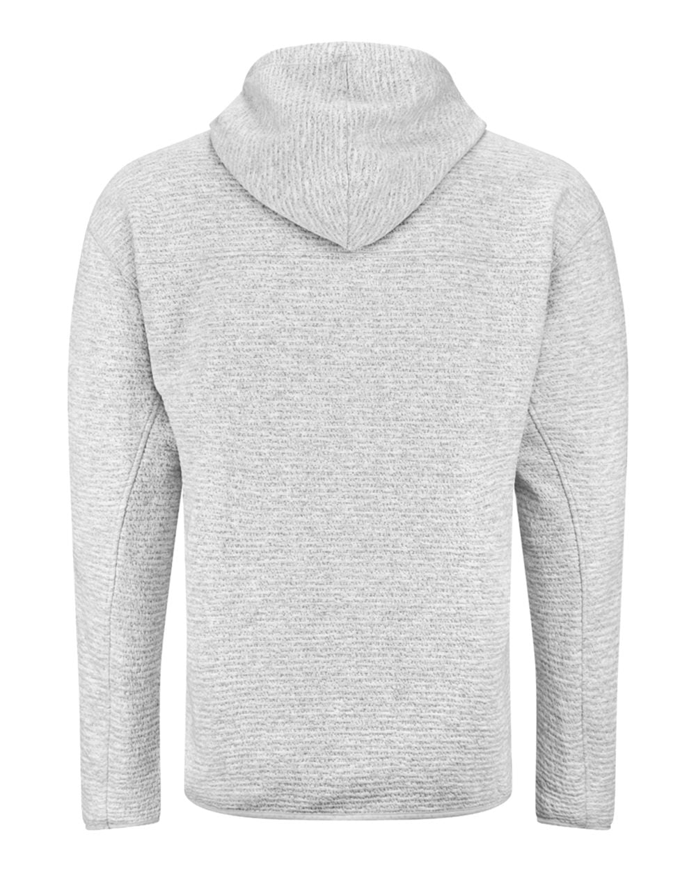 J. America 8774 Unisex Pebble Fleece Hooded Pullover - Grey Heather