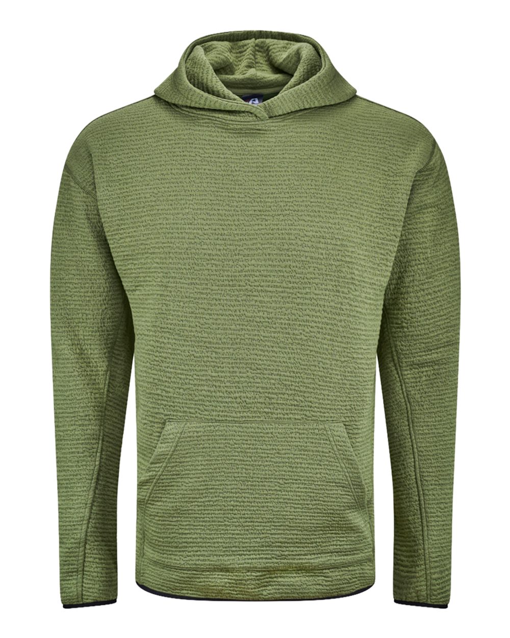 J. America 8774 Unisex Pebble Fleece Hooded Pullover - Moss