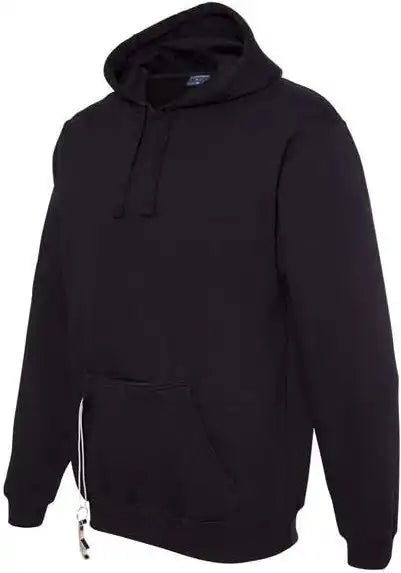 J. America 8815 Tailgate Hooded Sweatshirt Black
