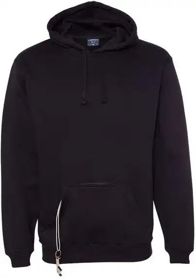 J. America 8815 Tailgate Hooded Sweatshirt Black