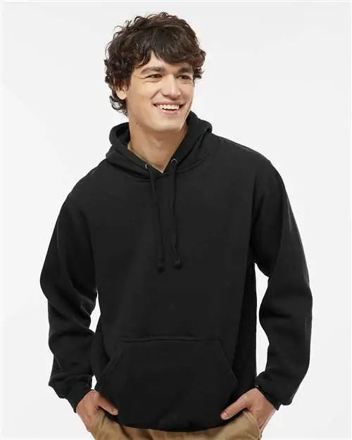 J. America 8815j Tailgate Hooded Sweatshirt - 8815 - Black