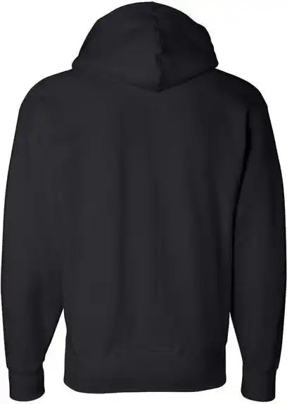 J. America 8821 Premium Full Zip Hooded Sweatshirt Black