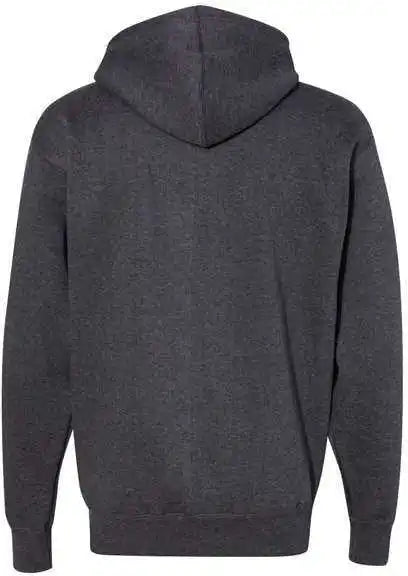 J. America 8821 Premium Full-zip Hooded Sweatshirt - Charcoal Heather